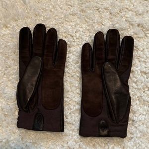 Brown Leather Gloves